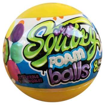 CT: SQUIZY BALL FOAM STRESS BALLS - 65 MM KAPSULE 