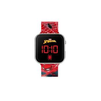 SPIDER-MAN PRINTED STRAP LED WATCH 
