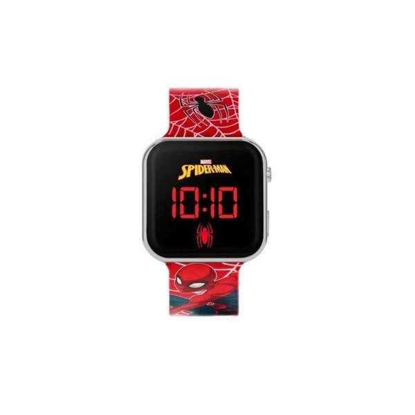 SPIDER-MAN PRINTED STRAP LED WATCH 