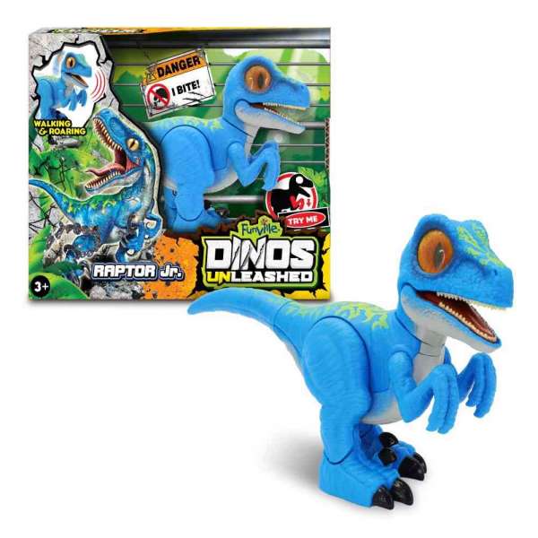 DINO: DINOS UNLEASHED-WALKING & ROARING RAPTOR JR.POMICNA FIGURA 