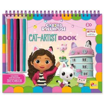 GABBY'S DOLLHOUSE CAROBNA KNJIGA GAB-TASTIC NACRTAJ I OBOJI (8) 
