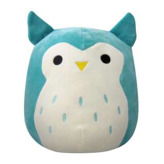 SQU: SQUISHMALLOWS 30CM - PLAVOZELENA SOVA WINSTON