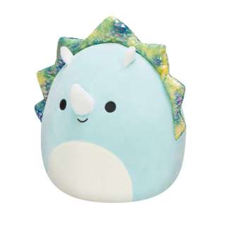 SQU: SQUISHMALLOWS FUZZAMALLOW 30CM - PLAVI TRICERATOPS MALIK