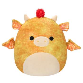 SQU:SQUISHMALLOWS 12 CM W19 - DIERIC - ZUTI ZMAJ S CRVENOM KOSOM 
