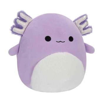 SQU:SQUISHMALLOWS 20 CM - MONICA - LJUBICASTI AKSOLOTL S CUPAVIM TRBUHOM 