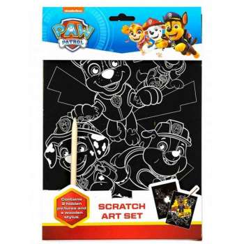 PAW PATROL SCRATCH ART SET 