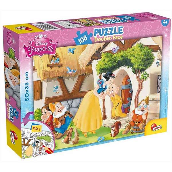 PUZZLE SLOZI I OBOJI DF PLUS 108 KOM-SNJEGULJICA
