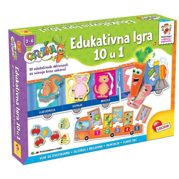 CAROTINA EDUKATIVNA IGRA 10U1 