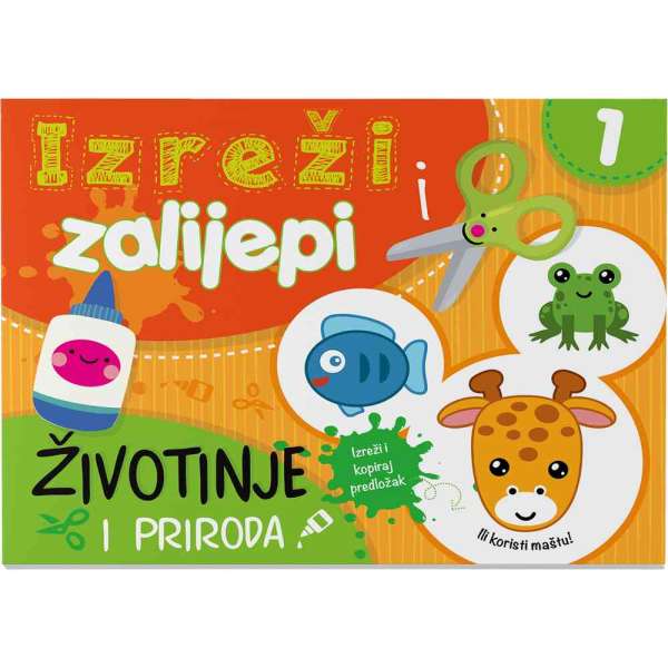 IZREZI I ZALIJEPI:ZIVOTINJE I PRIRODA 