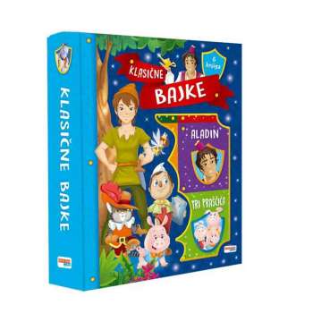 BOX SET: KLASICNE BAJKE KNJIGA SA 6 SLAGALICA 