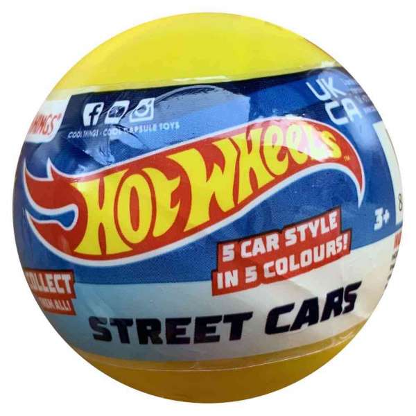 CT: HOT WHEELS STREET CARS - 50 MM KAPSULE 