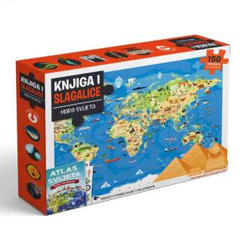 ATLAS SVIJETA - BOX SET KNJIGA SA SLAGALICAMA 