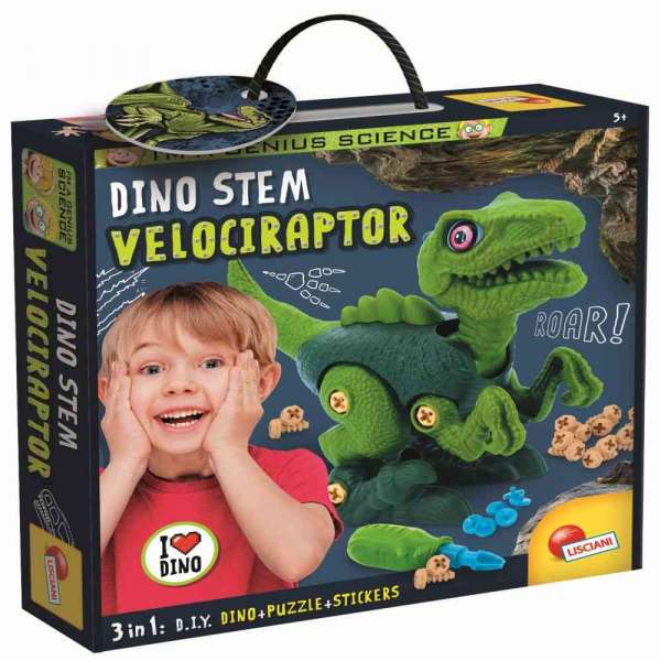 I'M GENIUS DINO STEM VELOCIRAPTOR 