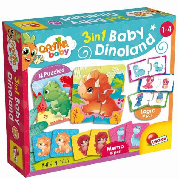 CAROTINA BABY DINOLAND (PUZZLE + 3D) 