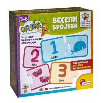 CAROTINA SR EDUKATIVNI SET VESELI BROJEVI 