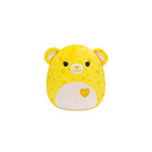 SQU: SQUISHMALLOWS 20 CM - LEXIE - ZUTI GEPARD SA SVJETLUCAVIM SRCEM 