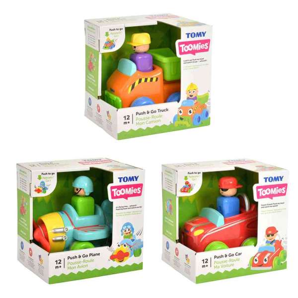 TOMY PUSH&GO VOZILA SORT