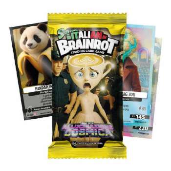 BRAINROT KARTE BETA SERIJA 14 PAK (2 HOLOGRAFSKE) 