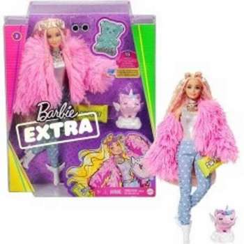 BARBIE LUTKA EXTRA ROZA 