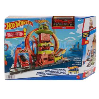 HW CITY SET ZA IGRU VATROGASNA SUPERSTANICA 