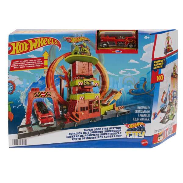 HW CITY SET ZA IGRU VATROGASNA SUPERSTANICA 