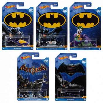 HW BASIC CARS BATMAN TEMATSKI ASST 