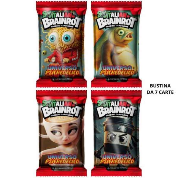 BRAINROT KARTE ALFA SERIJA 7 PAK (1 HOLOGRAFSKA) 