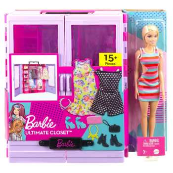 BARBIE SET - VELIKI ORMAR SA LUTKOM 
