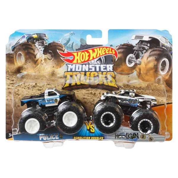 HW MONSTER TRUCKS 1:64 2 PAK 