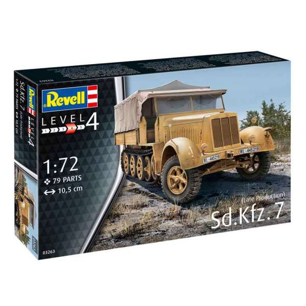 REVELL MAKETA SD KFZ 7 LATE PRODUCTION 