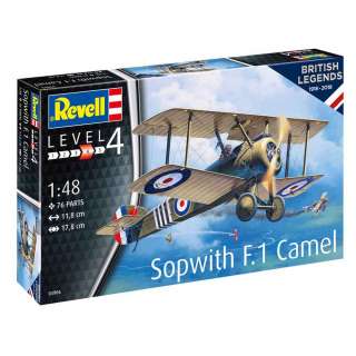 REVELL MAKETA BRITISH LEGENDS SOPWITH F1 CAMEL 