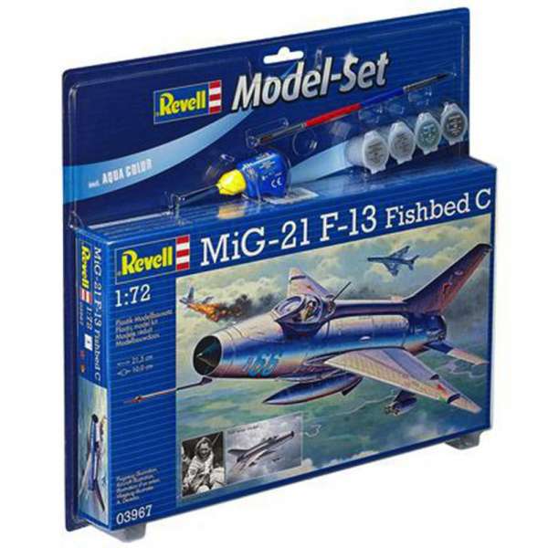 REVELL MAKETA  SET MIG 21 F 13 FISHBED 