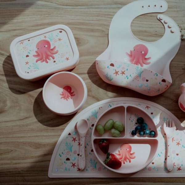 SASSI KUTIJA ZA RUCAK SILIKONSKA SLURPY THE OCTOPUS 