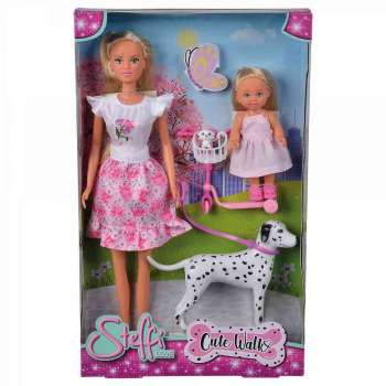 STEFFI LOVE LUTKA SET CUTE WALK 