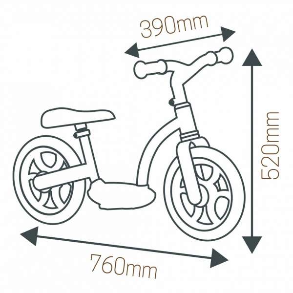 SM770126 SMOBY BALANCE BIKE COMFORT 