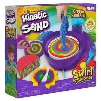 KINETIČKI PJESAK SWIRL AND SURPRISE SET S MODLAMA 