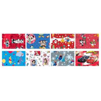 SSR09450 UKRASNI PAPIR BIG DISNEY XMASS 300x100cm 