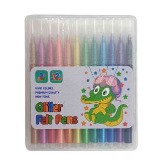 STR31563 START FLOMASTER GLITTER 12 KOM