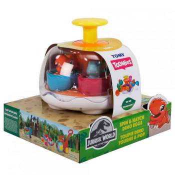 TOMY SPIN & HATCH DINO EGGS 