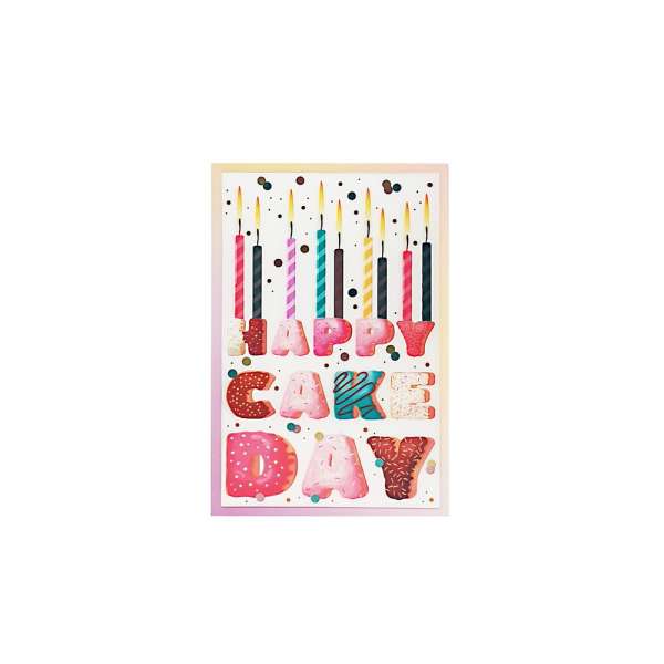 TMS18793 cESTITKA 3D HOOREY HAPPY CAKE DAY 