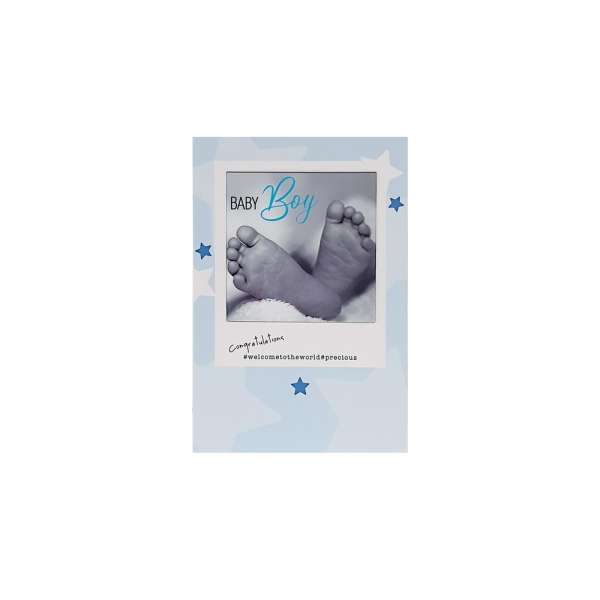 TMS19011 cESTITKA 3D HASHTAG BABY FEET - BOY 