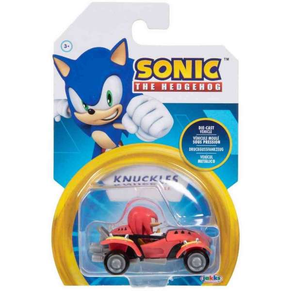 SON: SONIC - 1/64 DIE CAST VOZILA W3 - KNUCKLES 