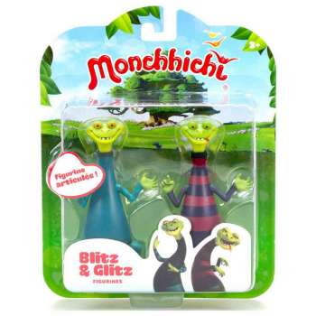 MONCHHICHI: BLITZ&GLITZ FIGURINE - 2 FIGURE PACK 