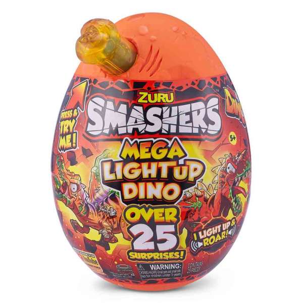 ZURU: SMASHERS - EPIC EGG MEGA LIGHT DINO - S4 