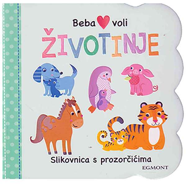 KARTONKA: BEBA VOLI ZIVOTINJE 