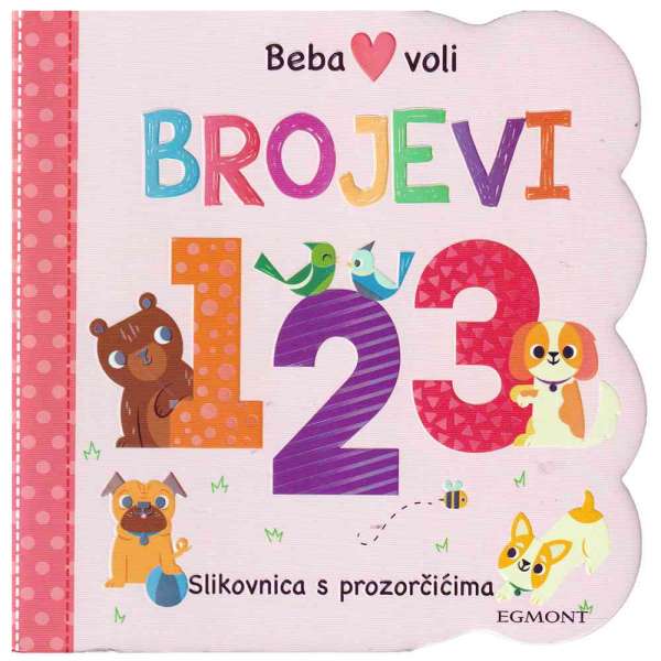 KARTONKA: BEBA VOLI BROJEVE 