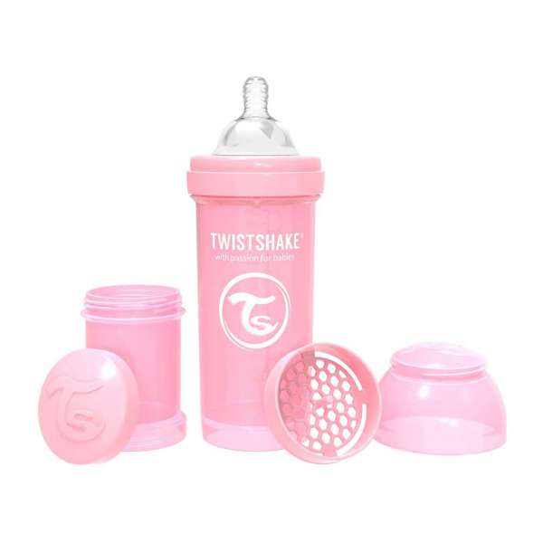 TWISTSHAKE FLASICA ZA BEBE 260 ML PASTEL PINK 