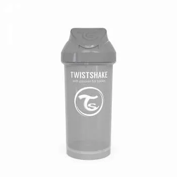 TWISTSHAKE ČASA SA SLAMKOM 360ML 12+ PASTEL GREY 