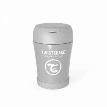 TWISTSHAKE TERMOS-POSUDA ZA HRANU 350ML PASTEL GREY 