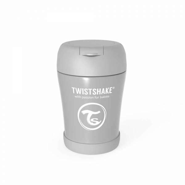 TWISTSHAKE TERMOS-POSUDA ZA HRANU 350ML PASTEL GREY 